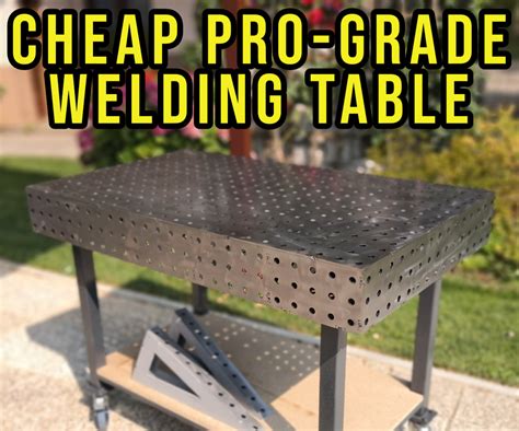 welding table top material selection